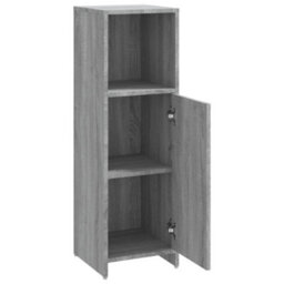 Vidaxl Bathroom Cabinet Grey Sonoma 30X30X95 Cm Engineered Wood - thumbnail 8