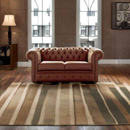 Chesterfield 2 Seater Shelly Castagna Leather Sofa Settee Bespoke In Classic Style - thumbnail 3