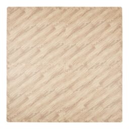 Wooden Medium Interlocking Mat, (L)62Cm X (W)62Cm, Pack Of 4 - thumbnail 3