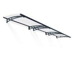Canopia By Palram Aquila 4500 Grey Door Canopy, (H)17.5Cm (W)453.5Cm (D)91.5Cm - thumbnail 1