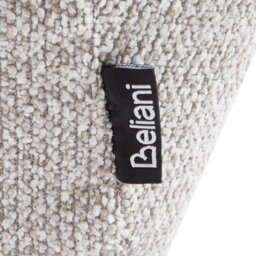 Beliani Swivel Armchair Molle Ii With Footstool Fabric Light Beige - thumbnail 9