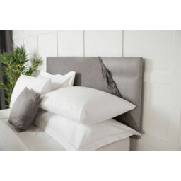 Belledorm Faux Suede Plain Headboard Cover Charcoal (70Cm X 150Cm) - thumbnail 3