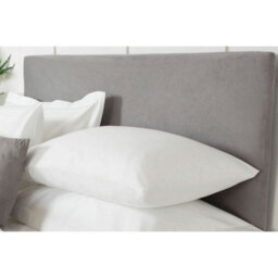 Belledorm Faux Suede Plain Headboard Cover Charcoal (70Cm X 150Cm) - thumbnail 1