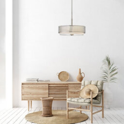 Luminosa Lighting Elstead Hinkley Fredrick Ramond Jules 3 Light Pendant / Semi-Flush Brushed Nickel - thumbnail 4