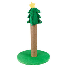 Urbn-Living Urbnliving Christmas Tree Cat Scratching Post Sisal Scratcher Festive Pet Winter Toy - 50Cm - thumbnail 5