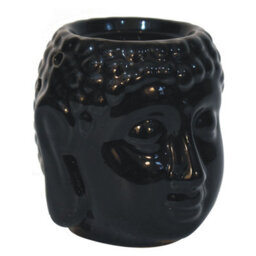 Artisan Furniture Solid Wood Black Buddah Oil Burner (Lotus) - thumbnail 5