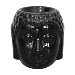 Artisan Furniture Solid Wood Black Buddah Oil Burner (Lotus) - thumbnail 3