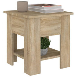 Vidaxl Coffee Table Sonoma Oak 40X40X42 Cm Engineered Wood - thumbnail 4