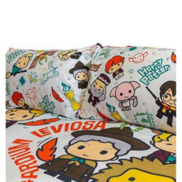 Harry Potter Chibi Reversible Duvet Set Multicoloured (Double) - thumbnail 4