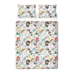 Harry Potter Chibi Reversible Duvet Set Multicoloured (Double) - thumbnail 5