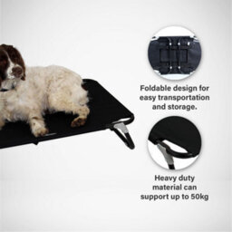 Actiaspet Elevated Dog Bed Pet Cat Raised Folding Camping Cot Indoor Outdoor Waterproof  Medium - thumbnail 4