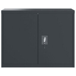 Berkfield File Cabinet Anthracite 90X40X70 Cm Steel - thumbnail 3