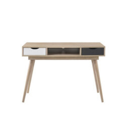 Timber Art Design Scandinavian 2 Drawer Dressing Table Makeup Computer Desk Bedroom Furniture - thumbnail 3