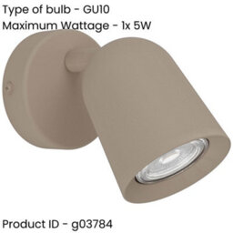 Loops Sandy Ceiling Spotlight - Modern Led Indoor Wall Light For Home Décor - thumbnail 2