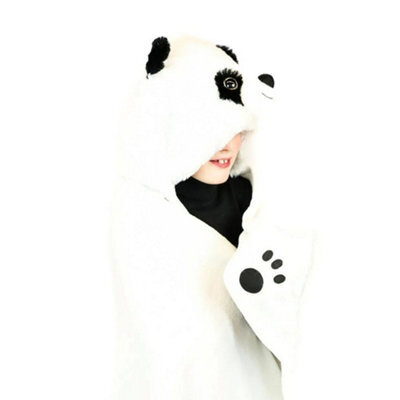 Noxxiez Kids Animal Hooded Blanket - Panda - image 1