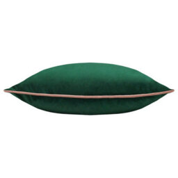 furn. Furn Meridian Velvet Polyester Filled Cushion, Emerald/blush, 45 X 45Cm - thumbnail 2