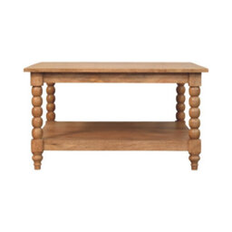 Artisan Furniture Solid Wood Spindle Golden Teak Coffee Table - thumbnail 2