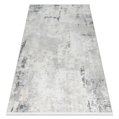 RugsX Modern Carpet Duke 51378 Cream / Grey - Concrete, Stone Structured, Ve  140X190 Cm - image 1