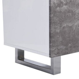 Furniture in Fashion Sydney High Gloss Sideboard In White And Concrete Effect - thumbnail 8