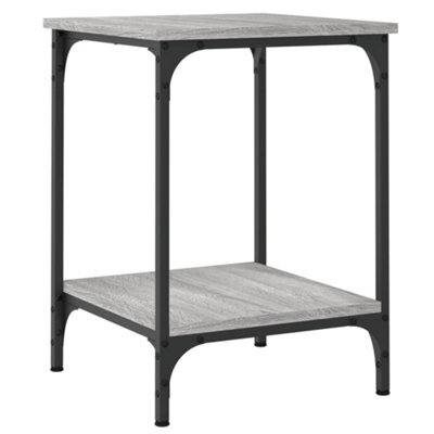 Berkfield Stylish Coffee Table Grey Sonoma 40X40X55 Cm Engineered Wood - image 1