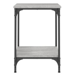 Berkfield Stylish Coffee Table Grey Sonoma 40X40X55 Cm Engineered Wood - thumbnail 6