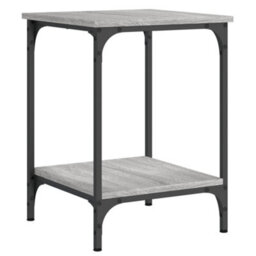 Berkfield Stylish Coffee Table Grey Sonoma 40X40X55 Cm Engineered Wood - thumbnail 5