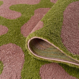 The Rugs Joli Green And Pink Abstract Doodle Rug Soft Dense Pile Easy To Clean And Pet Friendly For Living Rooms And Bedrooms - thumbnail 5