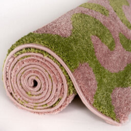 The Rugs Joli Green And Pink Abstract Doodle Rug Soft Dense Pile Easy To Clean And Pet Friendly For Living Rooms And Bedrooms - thumbnail 7