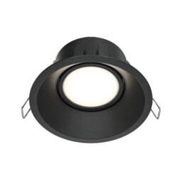 Luminosa Lighting Luminosa Dot Round Recessed Downlight Black 1Xgu10 - thumbnail 1