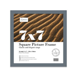 7X7 Grey Picture Frame (17.8 X 17.8Cm) Poster, Photo, Artwork, Gallery Wall Or Print - thumbnail 1