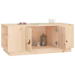 Berkfield Coffee Table 100X50X41 Cm Solid Wood Pine - thumbnail 4