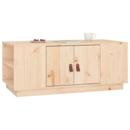 Berkfield Coffee Table 100X50X41 Cm Solid Wood Pine - thumbnail 5