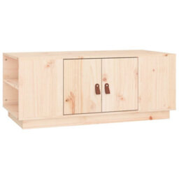 Berkfield Coffee Table 100X50X41 Cm Solid Wood Pine - thumbnail 2