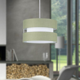 First Choice Lighting Set Of  2 Benni - Sage Green 26Cm Pendant Shades - thumbnail 5