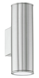 Stylish Ip44 Stainless Steel Outdoor Wall Light With Gu10 Bulb - thumbnail 1