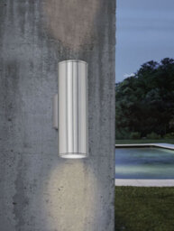 Stylish Ip44 Stainless Steel Outdoor Wall Light With Gu10 Bulb - thumbnail 3