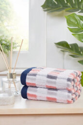 Rapport Home Santa Cruz Pure Cotton Face Cloth Towels Set Of 4 (Pink)