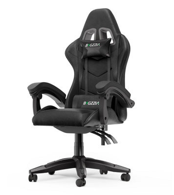 Onemill Ergonomic Gaming Chair,soft Pu Leather With Adjustable Reclining Back Black - image 1