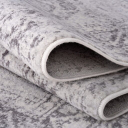 The Rugs Montana Grey Cream Oriental Area Rug And Runner Soft Durable Pet Friendly Easy To Clean Living Room Bedroom 4050 - thumbnail 5