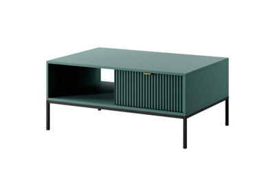 Arte Stylish Nova Coffee Table H460mm W1040mm D680mm In Green - Bold And Functional Design - image 1