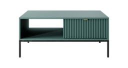 Arte Stylish Nova Coffee Table H460mm W1040mm D680mm In Green - Bold And Functional Design - thumbnail 2