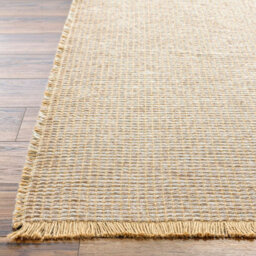 Livabliss Becki Owens Kimi-Modern Brown Tan Grey Solid And Border Fringe Living Dining Bedroom Jute Rug 120 X 170 Cm Easy Care, Non Shedding - thumbnail 5