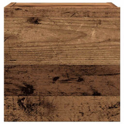Berkfield 5 Piece Tv Cabinet Set Wall-Mounted Old Wood Engineered Wood - thumbnail 9