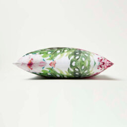 Homescapes Luxury Outdoor Cushions 2 Set, Waterproof Filled Cushion, Soft-Touch, Pink Summer Flower, For Garden, Indoors, 45X45 Cm - thumbnail 5