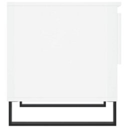 Berkfield Modern Coffee Tables 2 Pcs High Gloss White 50X46X50 Cm Engineered Wood - thumbnail 8