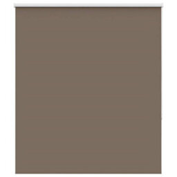 Berkfield Roller Blind Blackout Coffee 135X150 Cm Fabric Width 131.6 Cm Polyester - thumbnail 2
