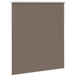 Berkfield Roller Blind Blackout Coffee 135X150 Cm Fabric Width 131.6 Cm Polyester - thumbnail 3