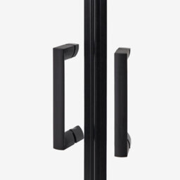 Beliani Shower Enclosure Jukatan 800 X 800 X 1850 mm Black - thumbnail 6