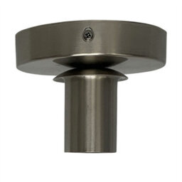 First Choice Lighting Set Of 2 Cynthia - Satin Nickel Ceiling Flush Lights For Shades - thumbnail 2