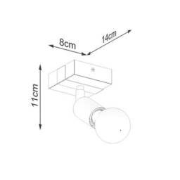 Sollux Lighting Zuca Steel/wood Black 1 Lights Modern Ceiling Light - thumbnail 5